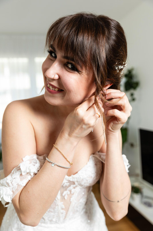 Brautschmuck, Getting Ready, Braut